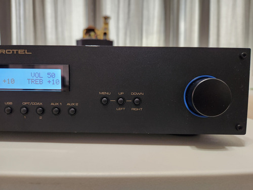 Amplificador Estereofónico Integrado Rotel Ra-12 Negro 60 W