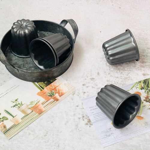 Molde Cristaly-canele, Copo De Muffin Cannele, 12 Peças Anti