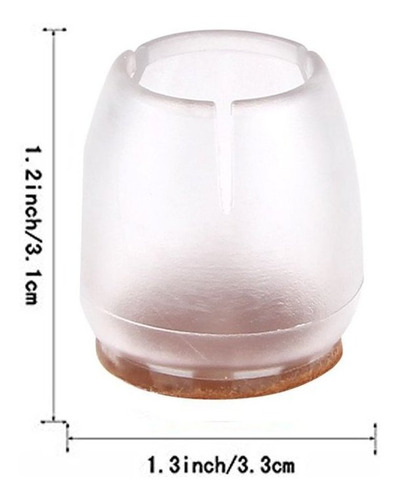 32 Paquete Silla Tapas De Patas Protector De Piso De Silicon