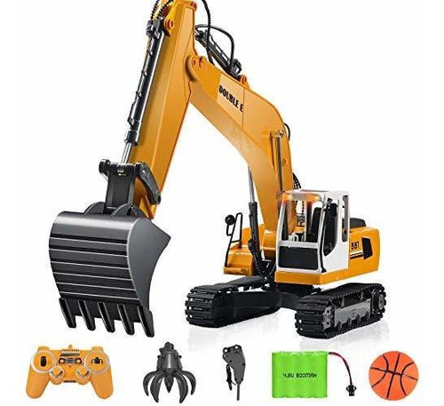 Double E Excavadora Rc Completa Funcional Con Pala Metálica