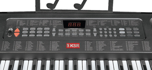 Imagen 4 de 5 de Teclado Musical Con 54 Teclas 100 Ritmos Y Tonos Kaiser 5485