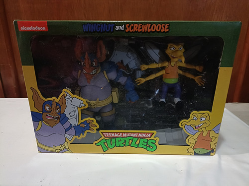 Tmnt Wignut And Screwloose Neca (Usado)