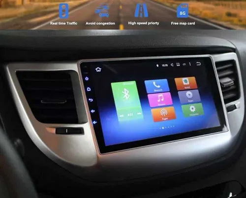 Multimedia 9 Android 12 2gb Tucson 2015+ Wifi Gps Cámara Rev
