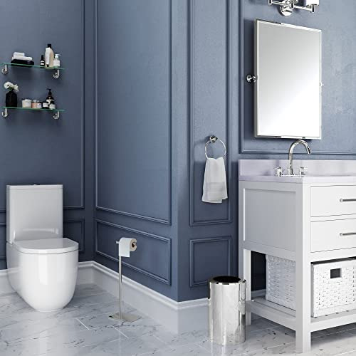 Gatco 1431c Soporte Independiente Moderno Para Papel Higién