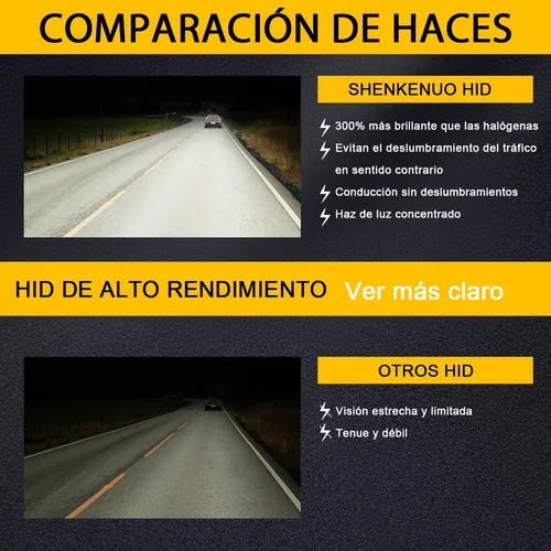 Kit De Faros Delanteros Led De Xenón Hid D3s 6000k