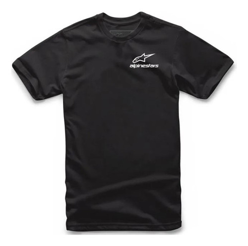 Remera Casual Alpinestars Corporate Tee Negra Juri Atv