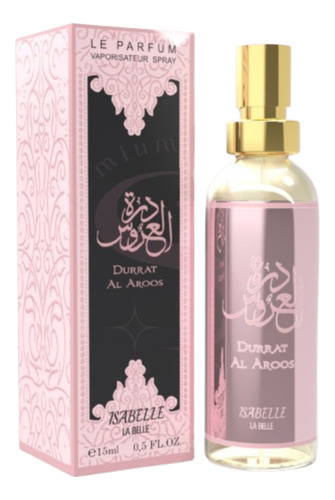 Perfume De Bolso Árabe Al Durrat Aroos 15ml Isabelle La Belle
