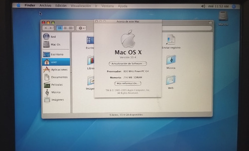 Apple Power Macintosh G4 800 (quicksilver 2002) Retro (Usado)