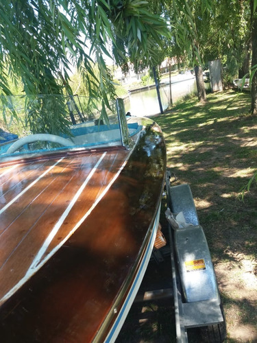 Lancha Clasica De Madera