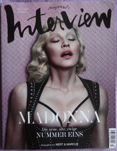 Madonna Revista Interview Marzo 2015 Alemania Portada 1