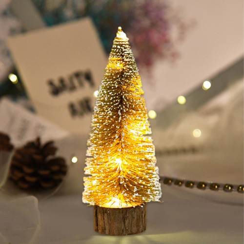 Mini Árbol De Navidad Con Iluminación Led, Árbol De Navidad