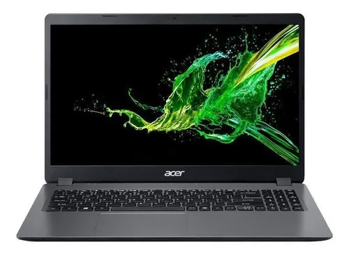 Laptop Aspire 3 A315-54K 15.6" color gris 4GB de Ram - 256GB SSD - Intel Core i3