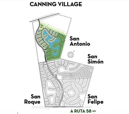 Lote Terreno Barrio Cerrado Barrio San Antonio, Canning Village (dueño Directo)
