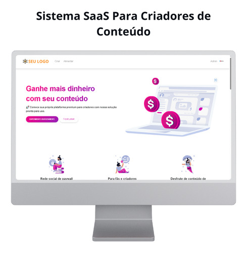 Sistema Saas Para Criadores De Conteúdo Php