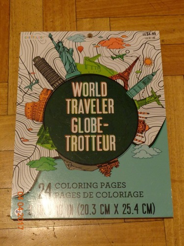 World Traveller Globe-trotterur. 24 Colouring Pages. 20&-.
