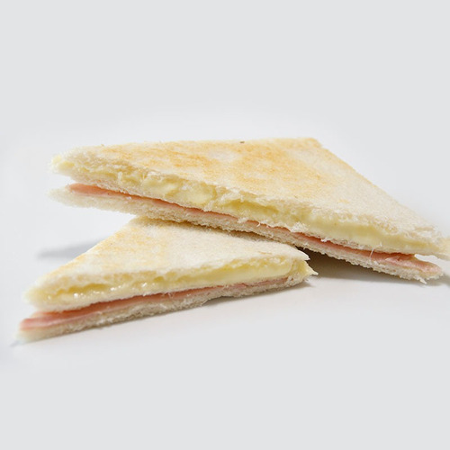 48 Sandwich De Miga Triangulos 12x17cm Jamon Y Queso