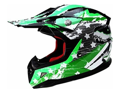 Casco Para Motocicleta Para Ninos Dot  Yema Ym211 Motocross