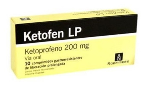 Ketofen® Lp 200mg X 10 Comprimidos