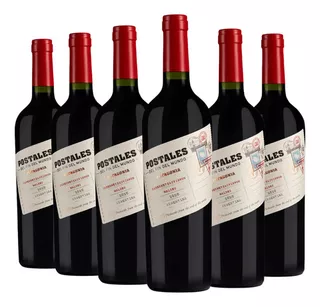 Vino Postales Malbec 750 Ml. Caja 6 Botellas