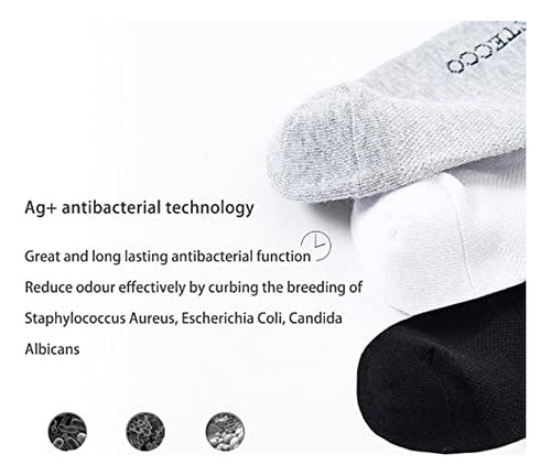 Hostecco Calcetines Resistentes Al Olor Para Hombres Y Mujer