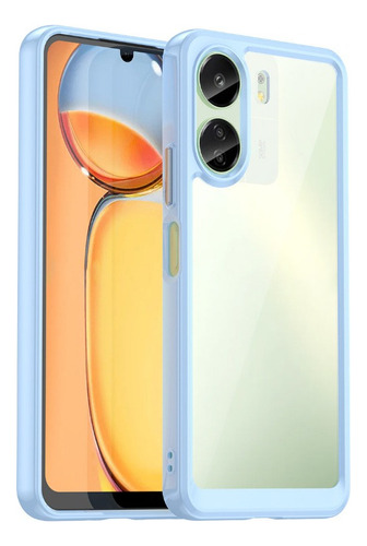 Funda Para Xiaomi Poco C65 Silicona Transparente Piel