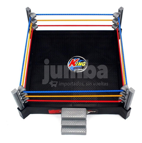 Imagen 3 de 8 de Mini Combate Wrestling Ring 8 Luchadores King Super Power