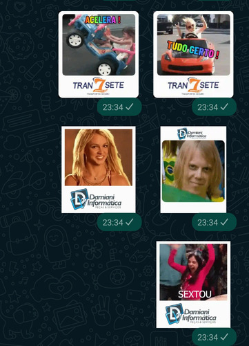 Imagem 1 de 5 de Criação De Figurinhas Comerciais Para Whatsapp