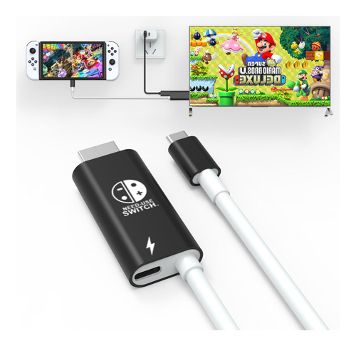 Yoxxzus Switch Portable Dock, Usb-c A Hdmi Tv Adaptador Para