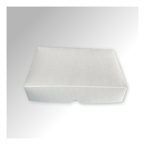 Kit 40 Caixas De Presente Com Papel De Seda 22x15,5x5cm Cor Branca