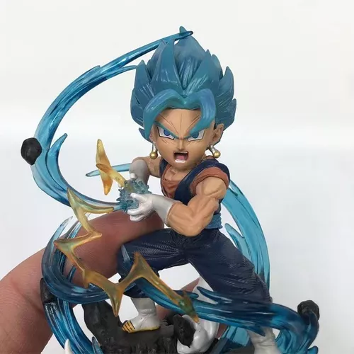 Boneco PVC Goku e Vegeta (fusão sayajin 4)