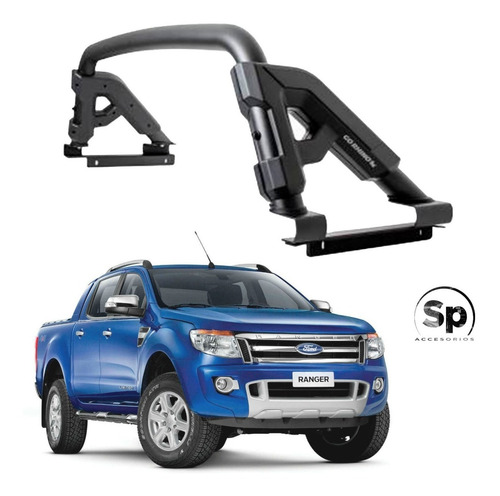 Imagen 3 de 10 de Roll Bar Go Rhino Gr Tacoma Ranger Hilux Np300 Frontier S10