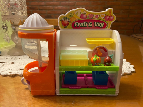 Puesto De Frutas Y Verduras Shopkins, Perfecto Estado