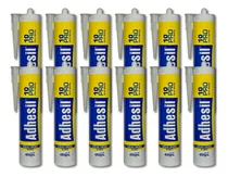 Comprar 12 U. Cartucho Silicona Acrilico Sella Grietas Adhesil 450g.