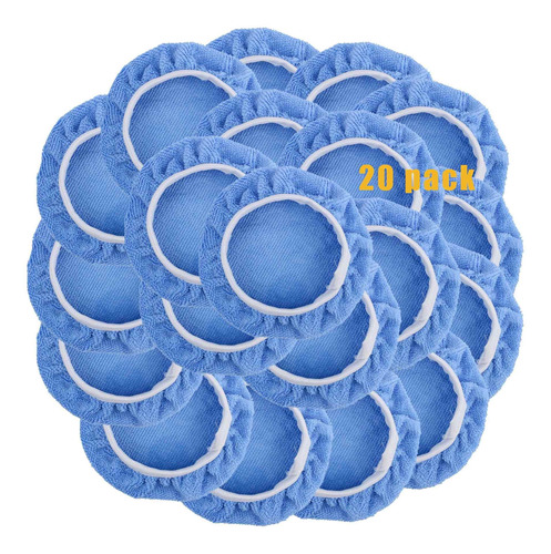 20 Pcs Polishing Bonnet Pads (5 To 6 Inches) Buffer Bonnets 