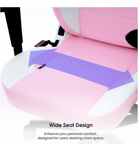 Silla Gaming Vertagear Hasta 125kg Vg-pl1000-pk White/pink