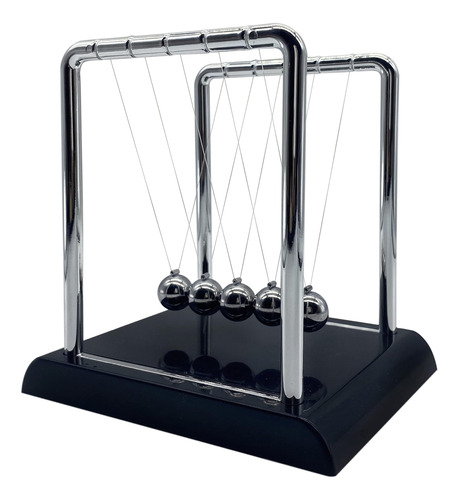 Newtons Cradle Balance Balls, Swinging Balls Con Black Base,