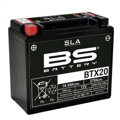 Bateria Bs Battery Btx20 Harley 1200 Fx Series 71-78 Emporio