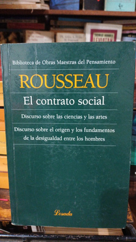 Rousseau - El Contrato Social - Discurso Sobre - Losada