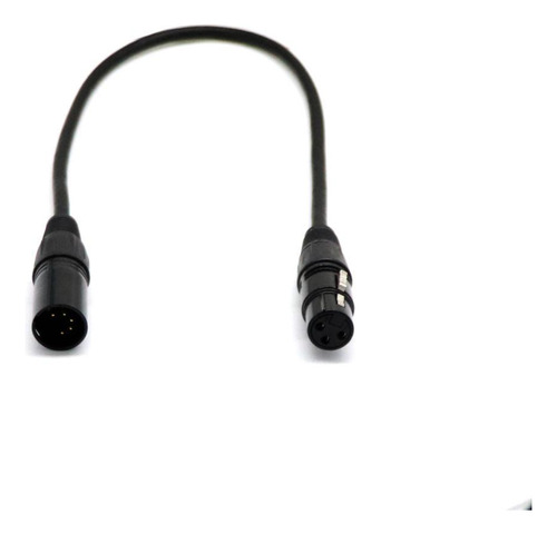 5 Pines Macho A Hembra Xlr Conector Cable Adaptador
