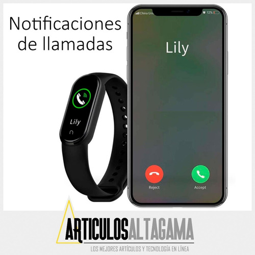 Imagen 3 de 10 de Brazalete Inteligente Pulsera Reloj Contador Pasos Calorías