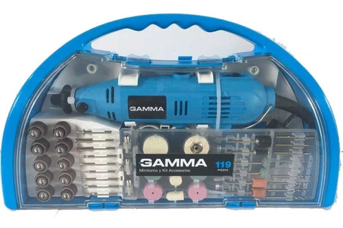 Minitorno Gamma 119 Piezas Mini Torno G19501ac 130w