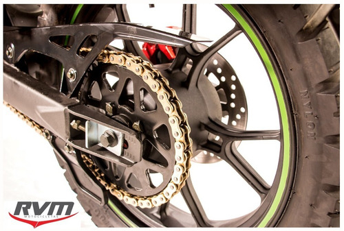 Imagen 10 de 11 de Jawa Rvm Tekken 250 Premium Disp Color Naranja Y Verde