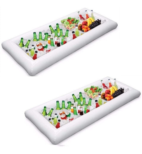 2 Paquetes De Barra Inflable Para Servir Mesa De Billar, Ban