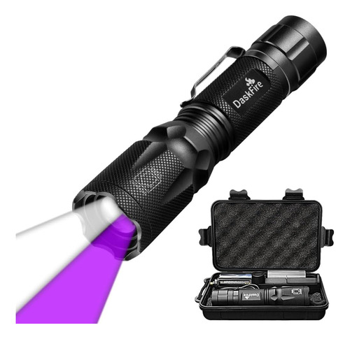 Kit De Linterna De Luz Negra, 2 En 1 Led Uv 395 Nm Luces Neg