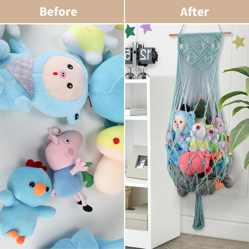 Red De Almacenamiento Para Animales De Peluche O Hamaca Con