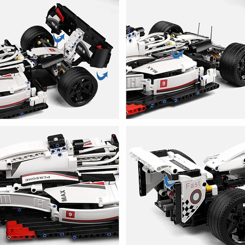 Mould King Technik Sports Car, Fórmula 1 Racing Car Build...