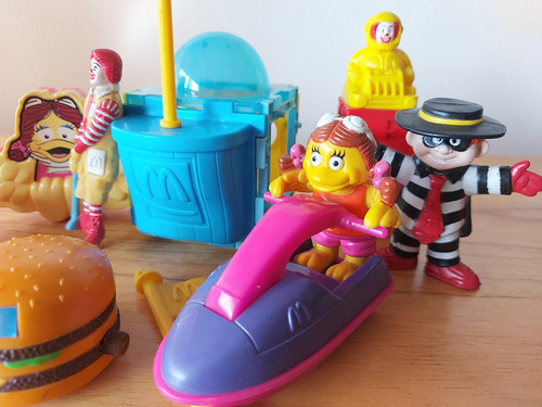 Juguete Retro Mc Donalds Vintage Ronald Grimace Lote (Usado)