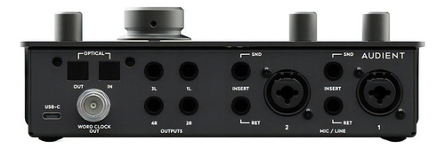 Audient Id24 Interfaz De Audio Usb Premium 2x6 Con Adat Color Negro