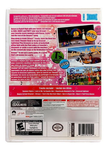 Grease The Official Video Game Nintendo Wii En Español (Reacondicionado)