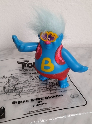 Biggie & Mr Dinkles Trolls World Tour Mcdonald's Figura (Usado)